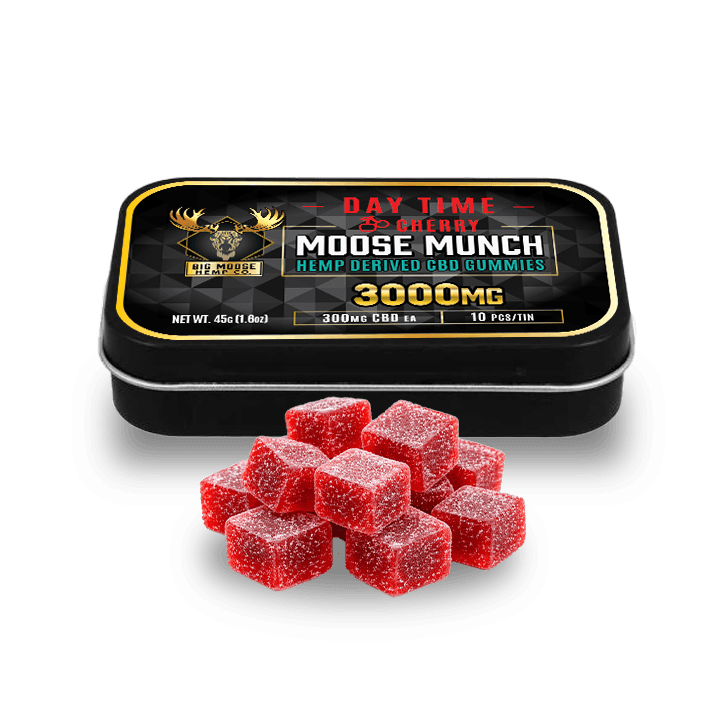 Moose Munch - 3000mg CBD Gummies - Strawberry